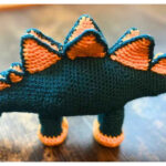 Colorful Stegosaurus Amigurumi Free Crochet Pattern