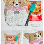 Corgi Pot Holder Free Crochet Pattern