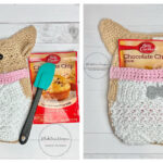 Corgi Pot Holder Free Crochet Pattern
