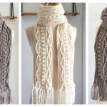 Irish Lines Scarf Free Crochet Pattern