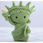 Lady Liberty Amigurumi Free Crochet Pattern