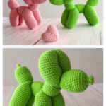 Balloon Dog Amigurumi Free Crochet Pattern
