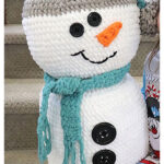 Giant Snowman Free Crochet Pattern