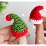 Mini Christmas Hat Free Crochet Pattern
