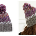 Spiral Striped Hat Free Crochet Pattern