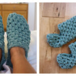 Easy Spa Socks Free Crochet Pattern and Video Tutorial