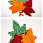 Maple Leaf Free Crochet Pattern and Video Tutorial