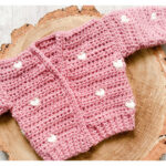 Sweetheart Baby Cardigan Free Crochet Pattern