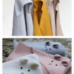 Teddy Hooded Blanket Free Crochet Pattern
