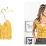 Lacy Halter Top Free Crochet Pattern