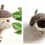Acorn Container Storage Box Free Crochet Pattern