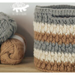 Country Cottage Basket Free Crochet Pattern and Video Tutorial