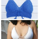 Crop Top Free Crochet Pattern and Video Tutorial