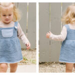 Frosted Bluebell Overall Dress Free Crochet Pattern
