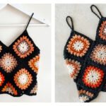 Summer Flower Top Free Crochet Pattern