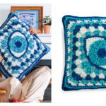 Granny’s Eye on You Pillow Free Crochet Pattern
