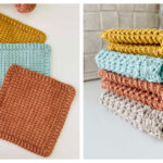 Beach Waves Dishcloth Free Crochet Pattern and Video Tutorial