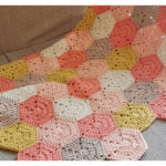 Hexi Blanket Free Crochet Pattern