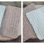 Wattle Stitch Washcloth Free Crochet Pattern
