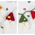 Gnome Garland Free Crochet Pattern and Video Tutorial