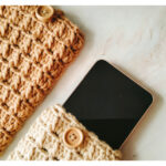 Mobile Phone Pouch Free Crochet Pattern and Video Tutorial