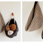 Bulky Slouchy Hanging Baskets Free Crochet Pattern