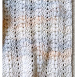 Puff Ripple Baby Blanket Free Crochet Pattern