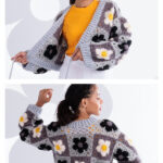 Flower Power Wrap Cardigan Free Crochet Pattern