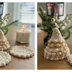 Christmas Tree Coasters Free Crochet Pattern