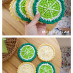 Fruit Coasters Free Crochet Pattern