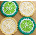 Fruit Coasters Free Crochet Pattern