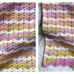 Simple Ripple Baby Blanket Free Crochet Pattern