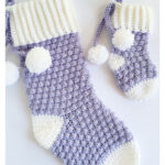 Berry Beautiful Stocking Free Crochet Pattern