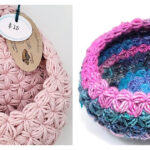 Jasmine Stitch Baskets and Bowls Free Crochet Pattern
